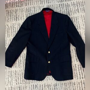 Pendleton Navy Blazer with Gold Buttons